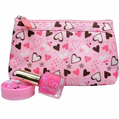 LOVE Heart Print Cosmetic bag